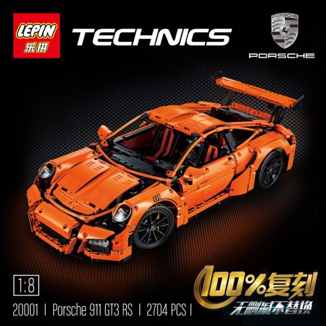 LEGO MOC Porsche 911 GT3 RS white version by Migui94