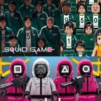 Quick Look at Knockoff Squid Game Non-LEGO Minifigures of Unknown Brands